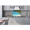 Kuchynská zástena z hliníkovej dosky - Rajská pláž 60 x 80 cm Kuchynská zástena z hliníkovej dosky - Rajská pláž 60 x 80 cm