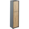 Tempo Kondela Policová skriňa, grafit/dub artisan, RIOMA NEW TYP 08 Tempo Kondela Policová skriňa, grafit/dub artisan, RIOMA NEW TYP 08