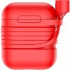 Baseus Ochranné puzdro pre AirPods + Strap červené Baseus Ochranné puzdro pre AirPods + Strap červené