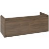 Villeroy & Boch Skyla skrinka 117.2x43.9x43.6 cm závesná kúpeľňová skrinka pod umývadlo dub C79200VH Villeroy & Boch Skyla skrinka 117.2x43.9x43.6 cm závesná kúpeľňová skrinka pod umývadlo dub C79200VH
