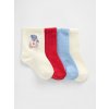 GAP Baby ponožky Brannan Bear Americana 4 páry Viacfarebná