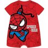 Eplus Detský letný kraťasový overal - Spiderman červený Veľkosť najmenší: 3 mesiace Eplus Detský letný kraťasový overal - Spiderman červený Veľkosť najmenší: 3 mesiace