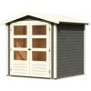 KARIBU HOLZTECHNIK Drevený domček KARIBU AMBERG 2 (9221) terragrau LG3503 KARIBU HOLZTECHNIK Drevený domček KARIBU AMBERG 2 (9221) terragrau LG3503