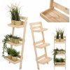 Drevený držiak na kvetináč opretý o stenu, stojan, regál na rastliny 115x37cm EKO Drevený držiak na kvetináč opretý o stenu, stojan, regál na rastliny 115x37cm EKO