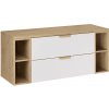 ArtCom Kúpeľňová skrinka s doskou ASTER WHITE LR D120cm | 120 cm ArtCom Kúpeľňová skrinka s doskou ASTER WHITE LR D120cm | 120 cm
