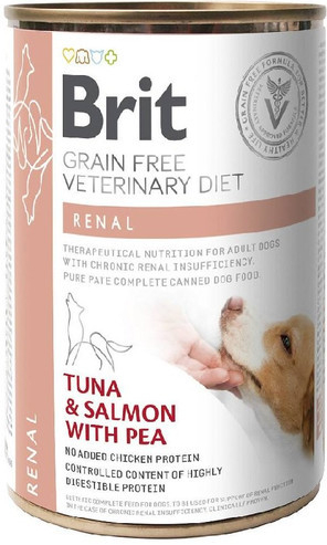 BRIT Veterinary Diet Renal Tuna&Salmon&Pea 200 g