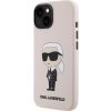 Silikónové puzdro Karl Lagerfeld na Apple iPhone 15 KLHCP15SSNIKBCP Liquid Silicone Ikonik NFT ružové Silikónové puzdro Karl Lagerfeld na Apple iPhone 15 KLHCP15SSNIKBCP Liquid Silicone Ikonik NFT ružové