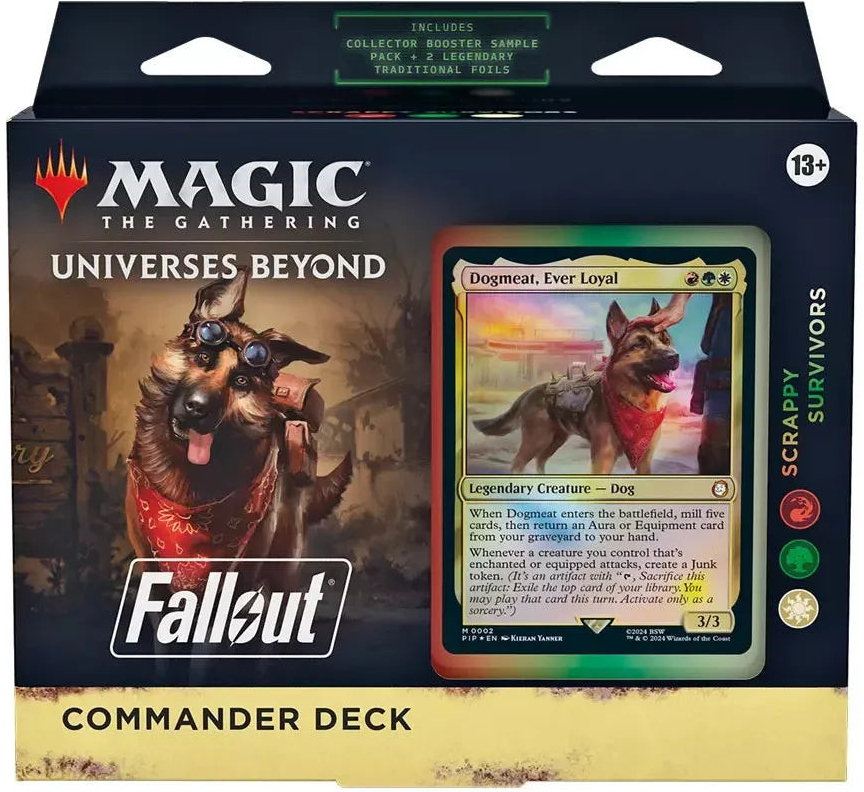 Wizards of the Coast Magic: The Gathering Universes Beyond Fallout Scrappy Survivors Commander Deck