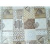 PVC obrus okrúhly - priemer 140cm - Krémovo HNEDÝ SRDIEČKA PVC obrus okrúhly - priemer 140cm - Krémovo HNEDÝ SRDIEČKA