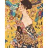 Diamondi Diamantové maľovanie - DÁMA S VEJÁROM (G. KLIMT) Rámovanie: vypnuté plátno na rám, Rozmer: 40x50 cm Diamondi Diamantové maľovanie - DÁMA S VEJÁROM (G. KLIMT) Rámovanie: vypnuté plátno na rám, Rozmer: 40x50 cm