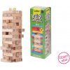Drevená veža Jenga s číslami 54 dielov