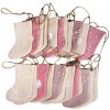 Závesný textilný adventný kalendár 220cm s číslami - ponožky Závesný textilný adventný kalendár 220cm s číslami - ponožky