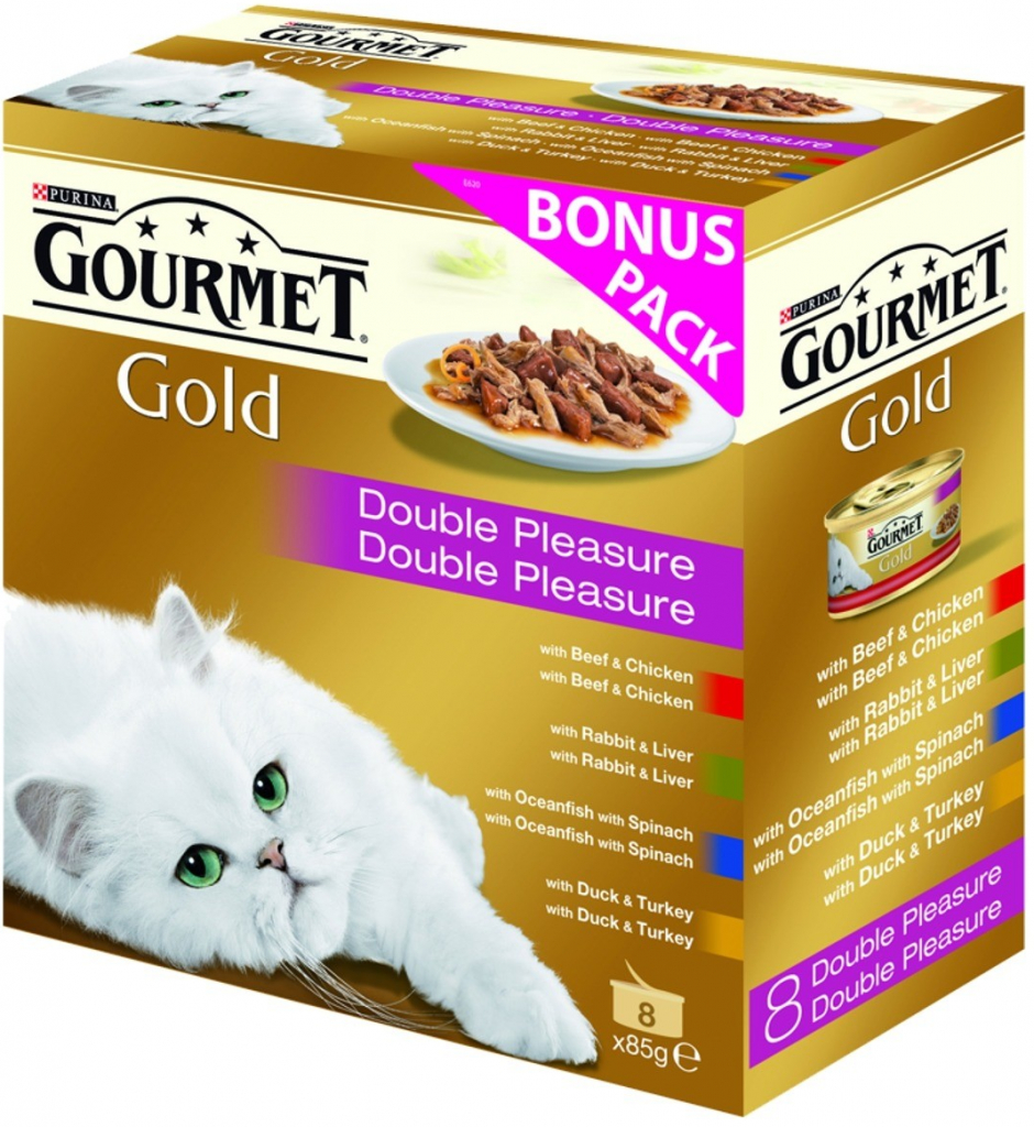 Gourmet mix dušené a grilované maso 8 x 85 g