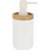 TENDANCE Dávkovač mydla Loudis, biela/s drevenými prvkami, 280 ml TENDANCE Dávkovač mydla Loudis, biela/s drevenými prvkami, 280 ml