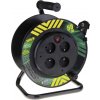 EMOS Predlžovací kábel na bubne s pevným stredom so 4 zásuvkami 1,5 mm² DULU 25 m čierny EMOS Predlžovací kábel na bubne s pevným stredom so 4 zásuvkami 1,5 mm² DULU 25 m čierny