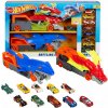 Hot Wheels, Transportéry Žralok a Drak a 10 autíčok, súprava Hot Wheels, Transportéry Žralok a Drak a 10 autíčok, súprava