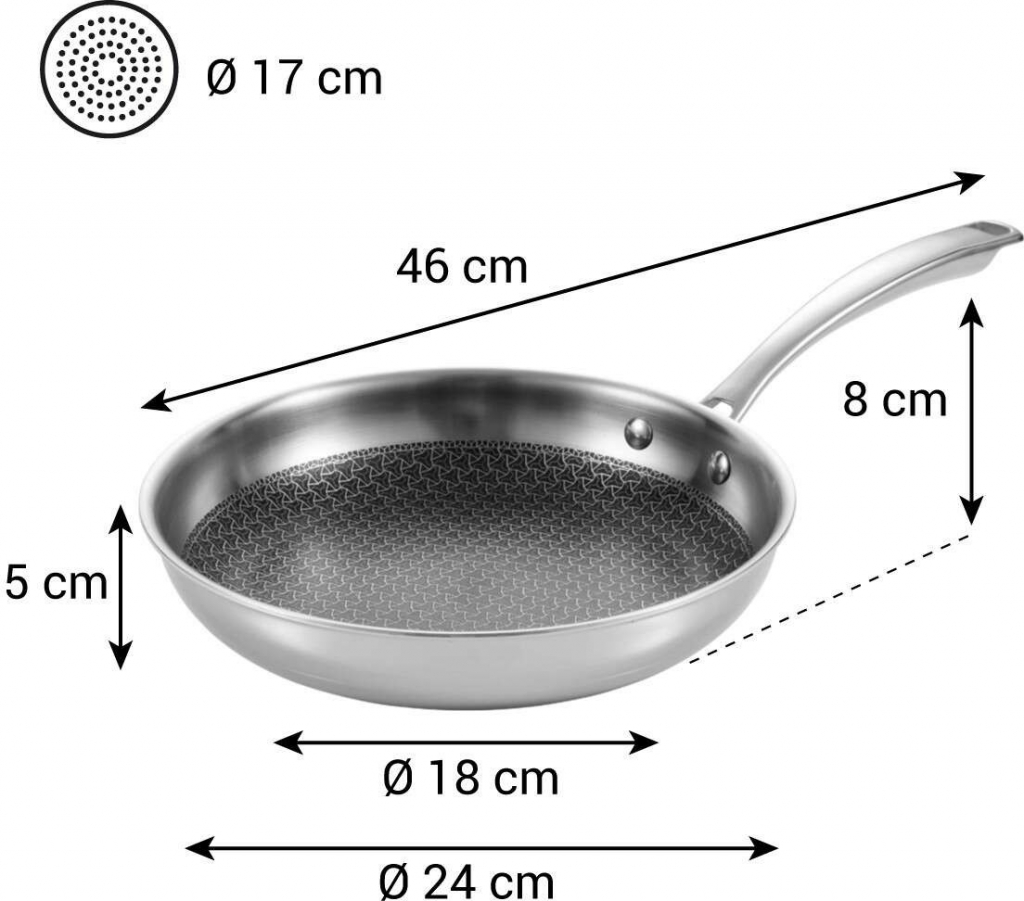 TESCOMA panvica SteelCRAFT 24 cm