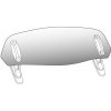PUIG prídavné plexi nastaviteľné 6320H clip-on dymová PUIG prídavné plexi nastaviteľné 6320H clip-on dymová