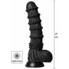 Hidden Desire Extreme Vibrating Dragon Monster Dildo Black Hidden Desire Extreme Vibrating Dragon Monster Dildo Black