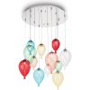 Kreatívny sklenený luster CLOWN SP12 v dizajne 12 balónikov | Ideal Lux Kreatívny sklenený luster CLOWN SP12 v dizajne 12 balónikov | Ideal Lux