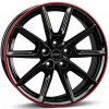 Alu disk Borbet LX19 8x19, 5x112, 66.5, ET50 black glossy rim red Alu disk Borbet LX19 8x19, 5x112, 66.5, ET50 black glossy rim red