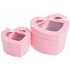 Set srdiečok flower box Pink 2ks Set srdiečok flower box Pink 2ks