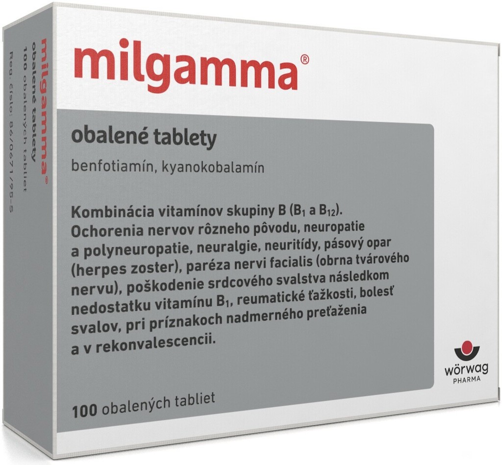 Milgamma tbl.obd.100 x 50 mg/250µg