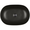 Oltens Hamnes umývadlo 60.5x41.5 cm oválny pultové umývadlo čierna 40820300 Oltens Hamnes umývadlo 60.5x41.5 cm oválny pultové umývadlo čierna 40820300