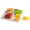 Bigjigs Toys Drevené kocky puzzle so zvieratkami safari Bigjigs Toys Drevené kocky puzzle so zvieratkami safari