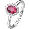 Brosway strieborný prsteň Fancy Passion Ruby FPR75