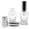 Sklenený ozdobný rozprašovač, priehľadný, typ 2, 12 ml Sklenený ozdobný rozprašovač, priehľadný, typ 2, 12 ml