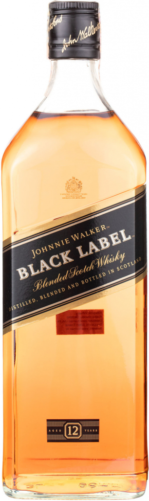 Johnnie Walker Black Label 40% 3 l (čistá fľaša)