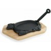 Panvica servírovacia 27 x 16 x 2 cm, drevený podnos, liatina Býk 100028719 Panvica servírovacia 27 x 16 x 2 cm, drevený podnos, liatina Býk 100028719