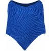 Bontis Pletené pončo - Kráľovsky modrý melír | uni Bontis Pletené pončo - Kráľovsky modrý melír | uni