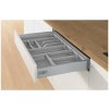 HETTICH Orga Tray 440 příborník, hloubka 370-440mm, šířka 1200mm, stříbrná