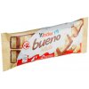 Kinder Bueno White oblátka s mliečnou a lieskoorieškovou náplňou v bielej čokoláde 2 ks 39 g Kinder Bueno White oblátka s mliečnou a lieskoorieškovou náplňou v bielej čokoláde 2 ks 39 g