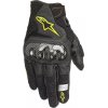 rukavice SMX-1 AIR V2, ALPINESTARS (černé/žluté fluo, vel. 2XL)