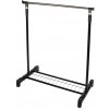 HomeLife Pojazdný stojan na šaty Single 78 x 42 x 160 cm, čierny HomeLife Pojazdný stojan na šaty Single 78 x 42 x 160 cm, čierny