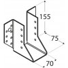 Domax WB22 trámová topánka70x155x75x2,0 mm Domax WB22 trámová topánka70x155x75x2,0 mm
