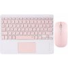 AppleKing súprava bezdrôtovej klávesnice s touchpadom a Bluetooth bezdrôtovej myši - ružová - možnosť vrátiť tovar ZADARMO do 30tich dní AppleKing súprava bezdrôtovej klávesnice s touchpadom a Bluetooth bezdrôtovej myši - ružová - možnosť vrátiť tovar ZADARMO do 30tich dní