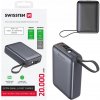 Powerbank Swissten 20000 mAh strieborný Powerbank Swissten 20000 mAh strieborný