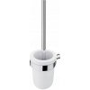 WC štetka v keramickej nádobe, nástenný držiak chróm WC štetka v keramickej nádobe, nástenný držiak chróm