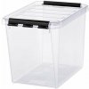 Úložný box, plastový, 14 l, čierne úchytky, SMARTSTORE Classic 11, priehľadný Úložný box, plastový, 14 l, čierne úchytky, SMARTSTORE Classic 11, priehľadný