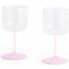 Poháre na víno Tint ružové, 2 ks Poháre na víno Tint ružové, 2 ks
