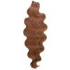 Brčky vlnité česateľné vlasy hnedá Chestnut Brazilian Wave 60cm 150g Brčky vlnité česateľné vlasy hnedá Chestnut Brazilian Wave 60cm 150g