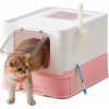 Feandrea krytá toaleta pre mačky 42,5 cm x 54,3 cm x 37,8 cm Feandrea krytá toaleta pre mačky 42,5 cm x 54,3 cm x 37,8 cm