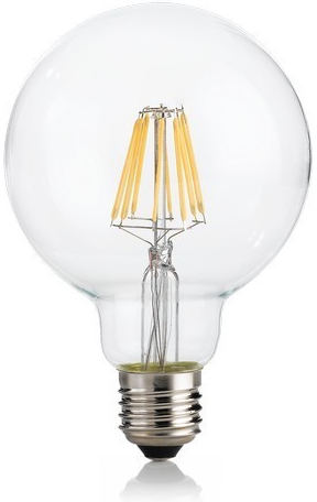 Ideal Lux 188966 LED žiarovka 1x8W E27 680lm 3000K stmievateľná, číra