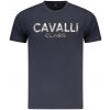 Štýlové Pánske Tričko s krátkym rukávom CAVALLI CLASS Modrá Farba: Modrá, Velkost: L Štýlové Pánske Tričko s krátkym rukávom CAVALLI CLASS Modrá Farba: Modrá, Velkost: L