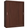 Šatníková skriňa s posuvnými dverami 150 cm CLP mono wenge Šatníková skriňa s posuvnými dverami 150 cm CLP mono wenge