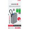 SWISSTEN POWER BANK CESTOVNÉ 25000 mAh (96.25Wh) 100W S INTEGROVANÝM KÁBLOM USB-C ŠEDÁ SWISSTEN POWER BANK CESTOVNÉ 25000 mAh (96.25Wh) 100W S INTEGROVANÝM KÁBLOM USB-C ŠEDÁ